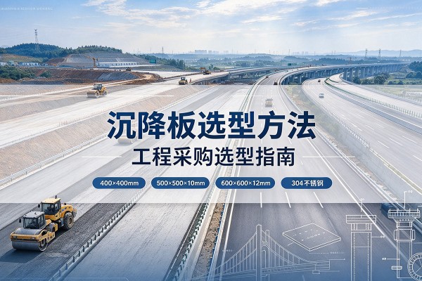 梁山沉降板选择方法