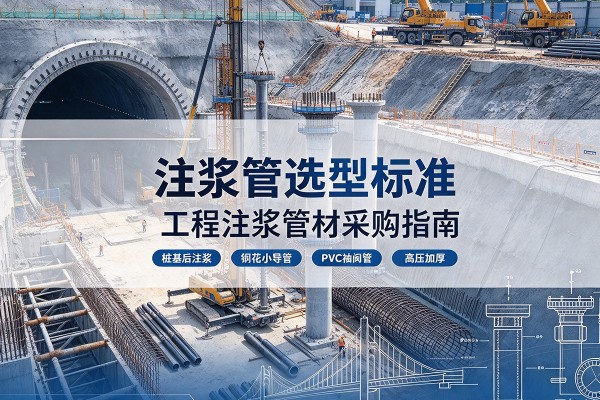 梁山注浆管选型标准