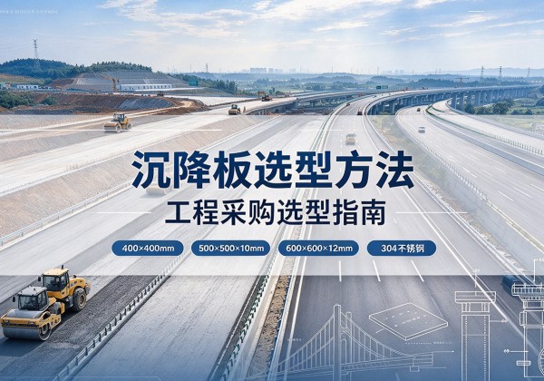 梁山沉降板选择方法
